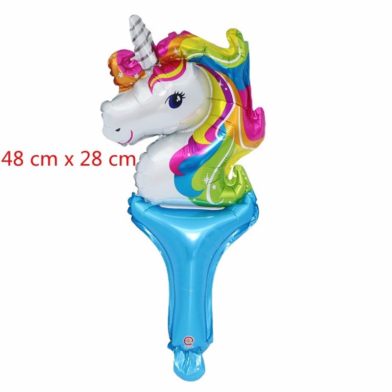 Set 10 bong bóng hình kỳ lân dễ thương