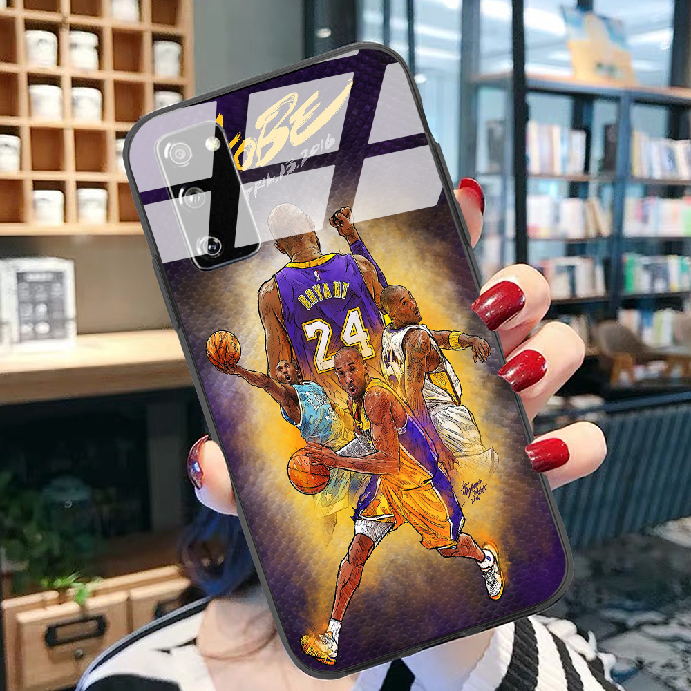 Ốp điện thoại tráng gương họa tiết Kobe NBA 24 Mamba cho IPHONE 7 8 SE 2020 6 6S 6PLUS 6SPLUS XSMAX X XS XR