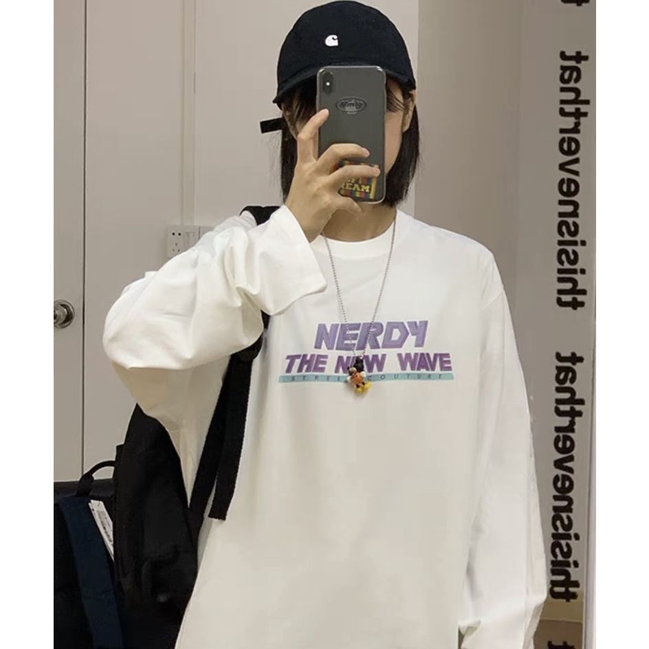Áo thun tay dài form rộng NEKO.SG, Áo thun Streetwear Ulzzang SWT28