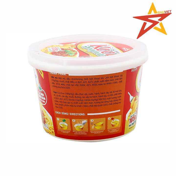 Mì Cung Đình Kool Sợi khoai tây Sốt Spaghetti thịt bò bằm