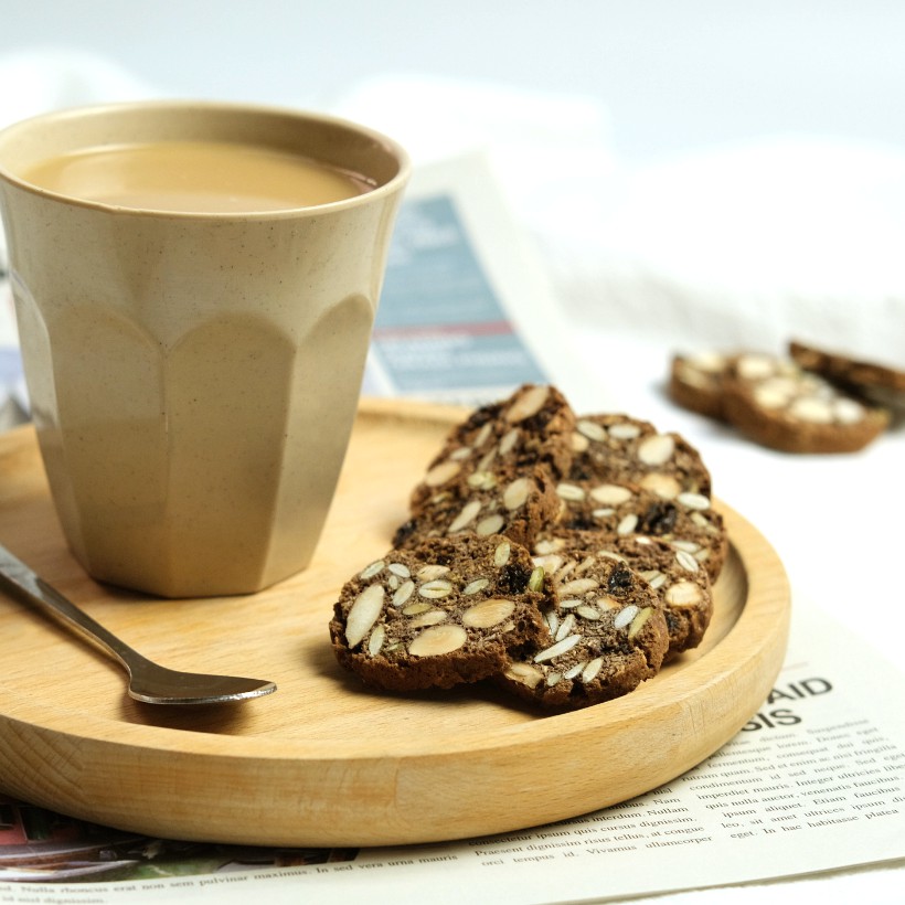 Bánh Biscotti ăn kiêng Nguyên cám GUfoods - Lành mạnh, Thơm ngon, Phù hợp Eat clean