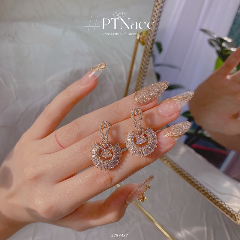 ᴾᵀᴺᵃᶜᶜ Bông tai bạch kim | B98251521.3