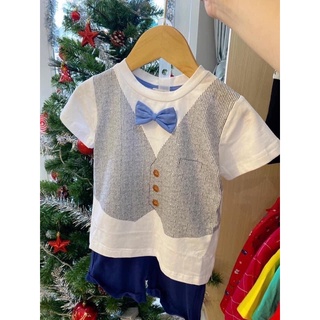 Set bộ bé trai đính giả nơ - H&M