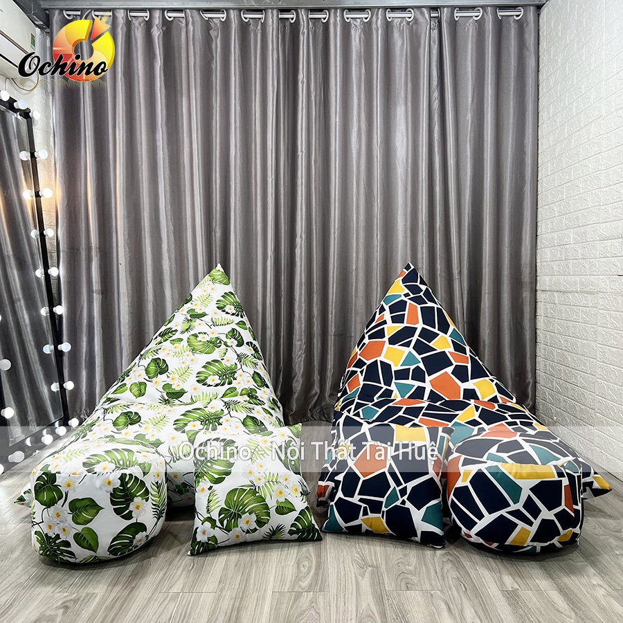 Vỏ Ghế Lười Hạt Xốp Dáng Sofa Thuyền Thư Giãn Phong Cách Hiện Đại Size To Cực Sang Chảnh (Có sẵn)