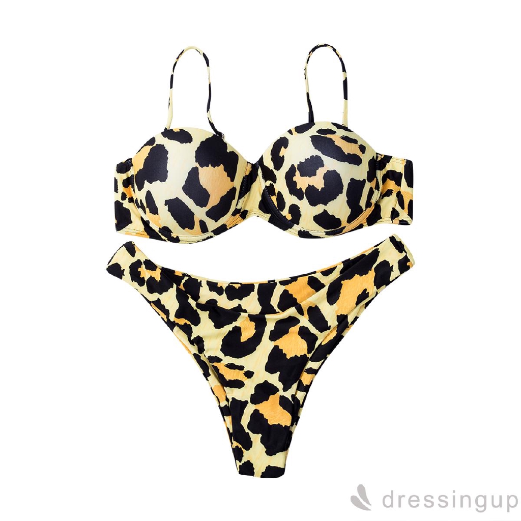 Set Đồ Tắm Họa Tiết Da Báo Quyến Rũ Dành Cho Nữ | BigBuy360 - bigbuy360.vn