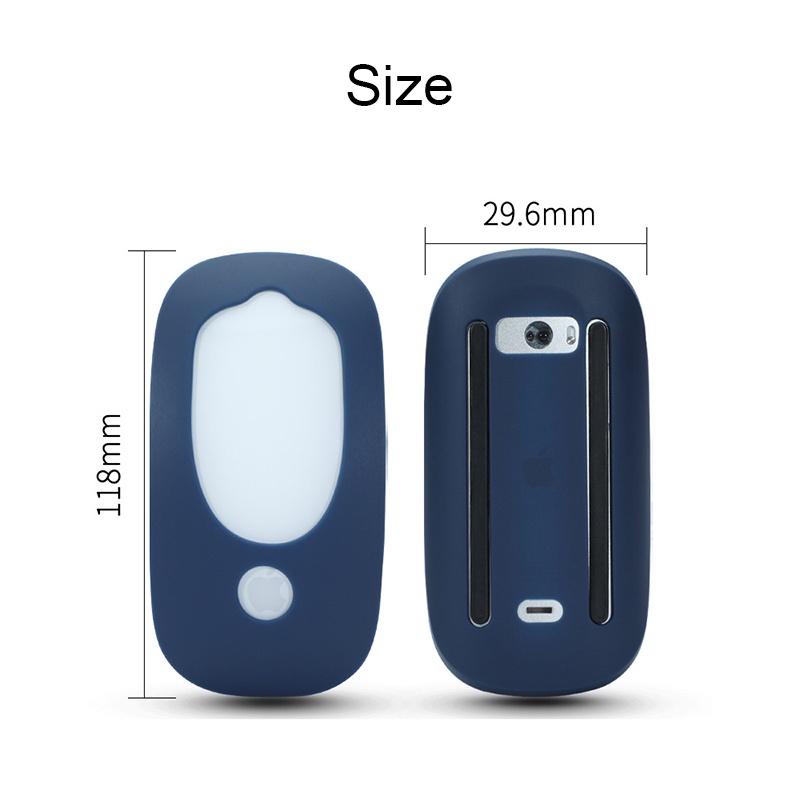 Ốp Điện Thoại Silicon Chống Sốc Hình Chuột Cho Apple Magic Mouse 1/2