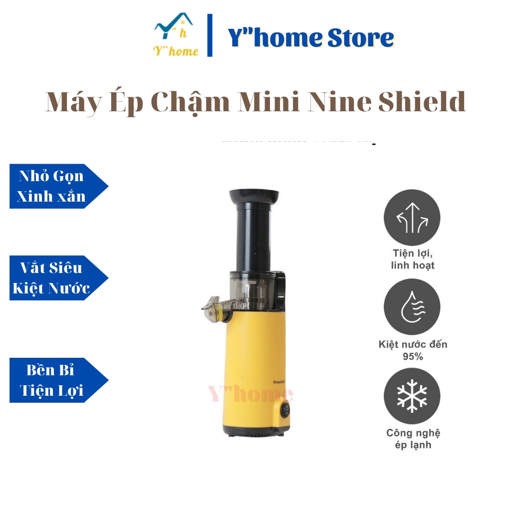 Máy ép trái cây mini NINE SHIELD, Máy ép chậm mini công nghệ nhật.