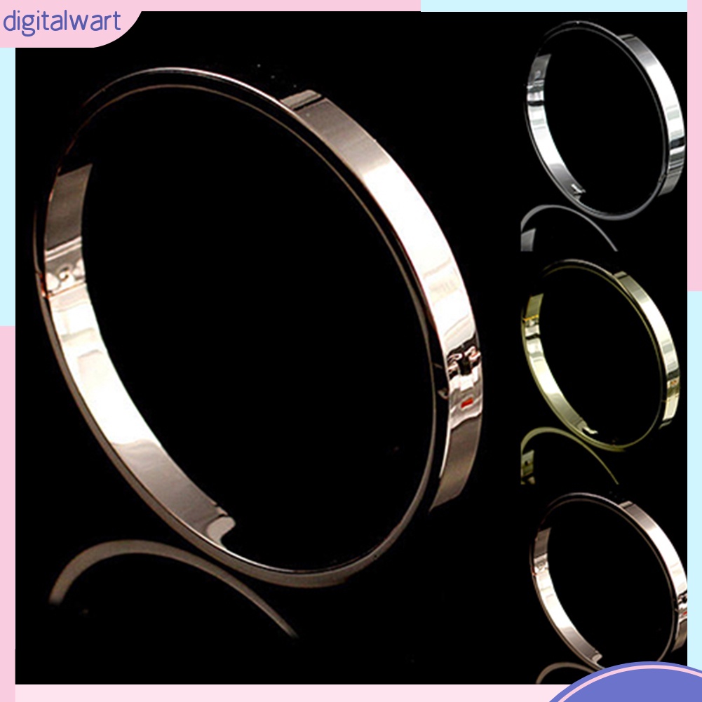 Vòng đeo tay bằng thép titan kiểu dáng đơn giản hợp thời trang dành cho cả nam và nữ