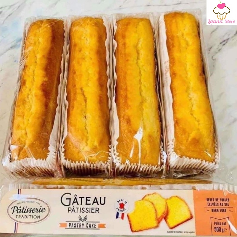Bánh Bông Lan Bơ Patisserie Tradition Pháp 500G [ Bánh Bà Đầm]