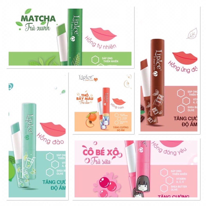 date:2024 (chính hãng) 1 cây son dưỡng lipice sheer colour có màu | BigBuy360 - bigbuy360.vn