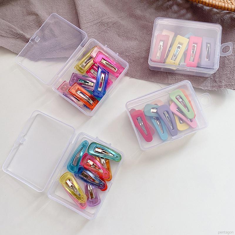 Set 10 kẹp tóc BB màu sắc ngọt ngào dễ thương cho bé gái