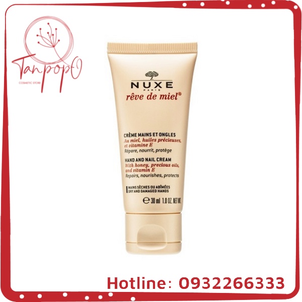 Kem dưỡng da tay và móng Nuxe Rêve de Miel® 30ml