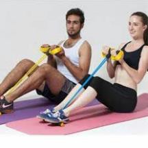 Dụng Cụ Tập Gym, Tập Cơ Bụng Tại Nhà, Kéo Tay Tummy Trimmer Dây Cao Su