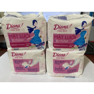 [SALE RẺ] BĂNG VỆ SINH DIANA HÀNG NGÀY MẶT LƯỚI 20miếng