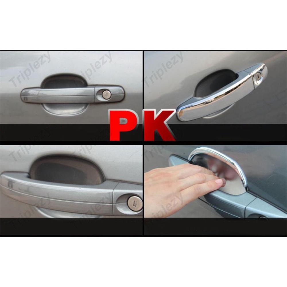 Bộ 8 Miếng Dán Tay Nắm Cửa Xe Hơi Bằng ABS / Sợi Carbon Cho Ford Focus MK2 MK3 2005-2018 Kuga Escape Ranger Wildtrak T6