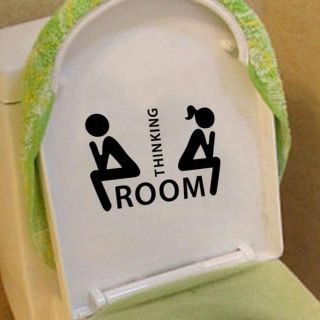 Decal dán toilet  Thinking Room