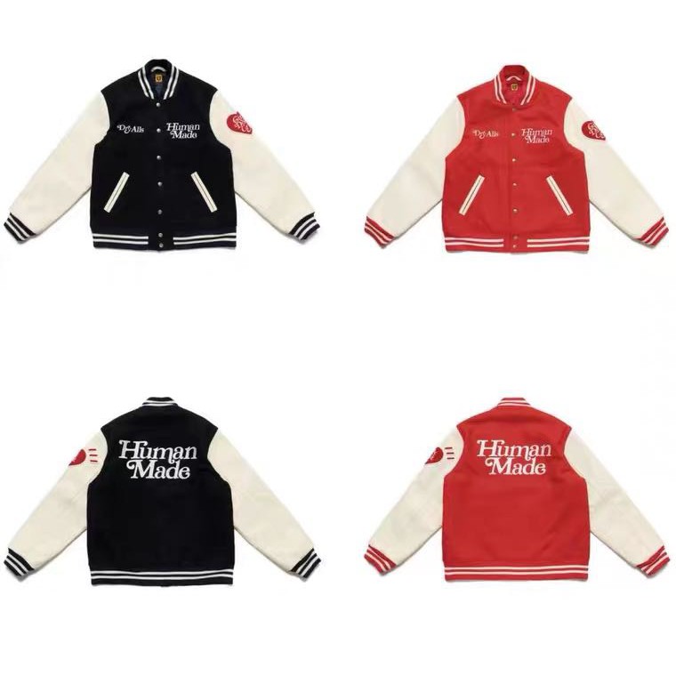 🔥 Áo bomber, bóng chày nam nữ mẫu thiết kế cao cấp hàng hiệu  HOT 2021 2 màu đỏ ,đen🔥