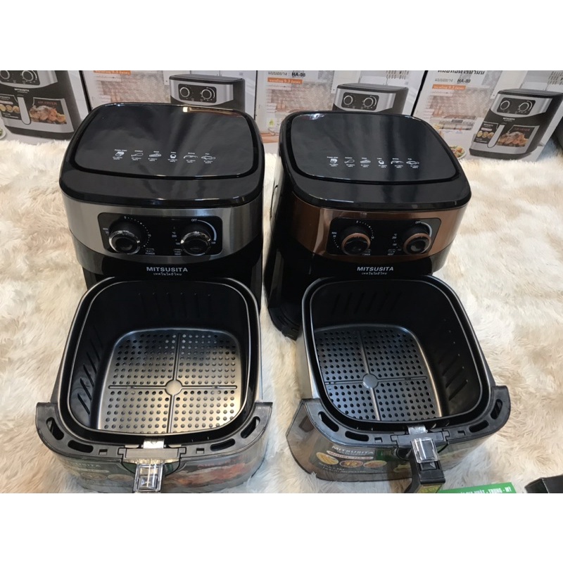 NỒI CHIÊN KHÔNG DẦU MITSUSITA THÁI LAN 9,5L-1800W Tặng Xịt Dầu