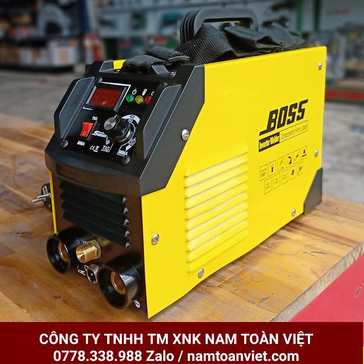 MÁY HÀN TIG HAI CHỨC NĂNG  BOSS TẶNG KÈM ĐỒNG HỒ KHÍ