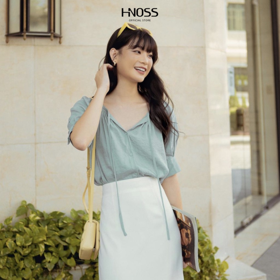 HNOSS - Áo Tay Raglan Kiểu Phồng - AKI025
