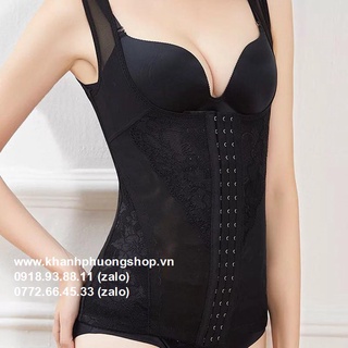 áo gen nịt bụng màu đen - áo gen nịt bụng
