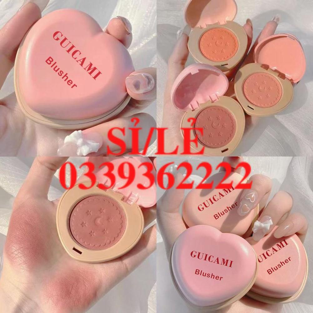 [ CHÍNH HÃNG ] Phấn má hồng cam Guicami Blusher hình trái tim Senabeauty