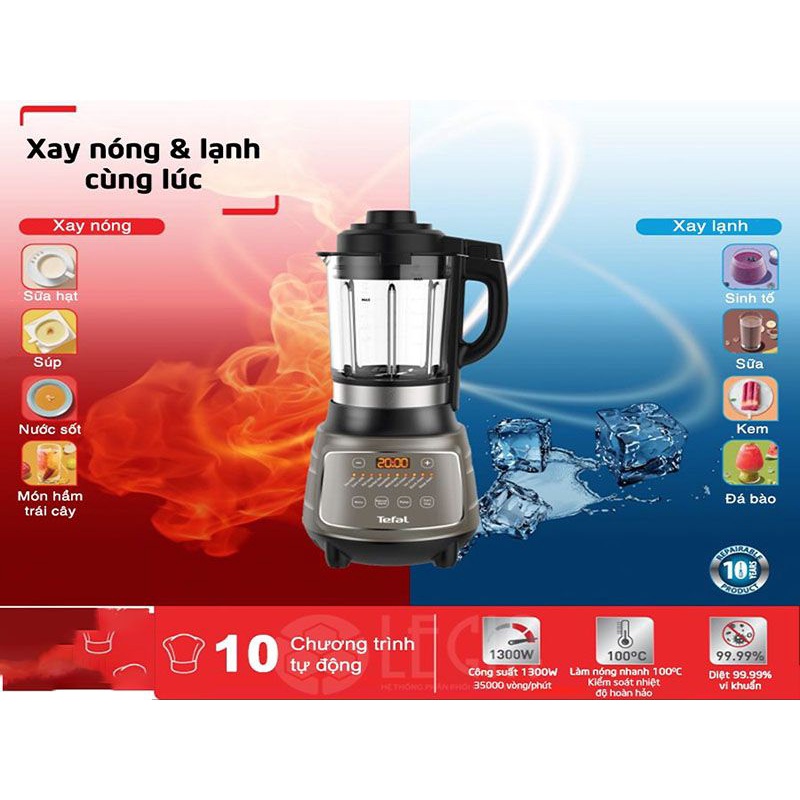 MÁY LÀM SỮA HẠT TEFAL BL967B66 1300W ,BẢO HÀNH 24 THÁNG