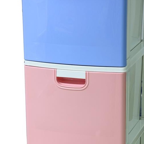 HomeBase ME LIVING Tủ nhựa 3 tầng FANCY LL3 Thái Lan W42xD48xH112cm pha màu