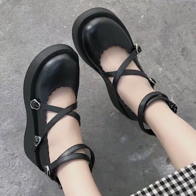 [LNHBO - ORDET] Giày oxford đế cao phối dây (Ảnh thật ở cuối)