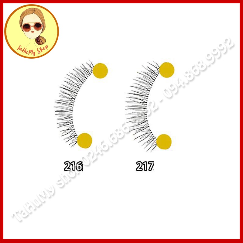 Mi giả Taiwan gân trong mã 216 siêu mềm, siêu tự nhiên như mi thật