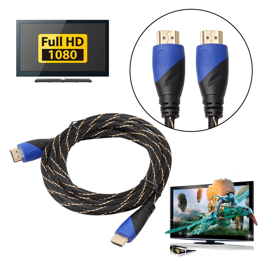 Cáp Hdmi V1.4 Av Hd 3d Chuyên Dụng Cho Ps3 Xbox Hdtv 1m - 15m 1080p Xeals888X