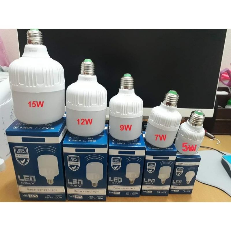 BÓNG ĐÈN TỰ ĐỘNG CHÍNH HÃNG Crea LOẠI 1 CẢM ỨNG ỨNG ,CẢM BIẾN CHUYỂN ĐỘNG VÀ ÁNH SÁNG (CHỐNG TRỘM)
