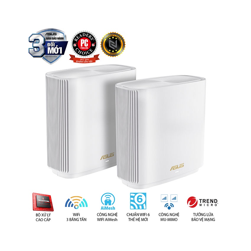 Bộ Mesh Wifi ASUS XT8 chính hãng