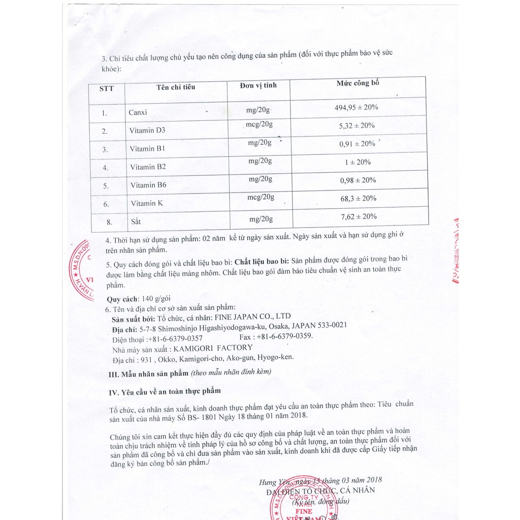 Fine Japan - Bột cá tuyết biển bổ sung Canxi giúp trẻ phát triển cao khỏe mạnh | Thế Giới Skin Care