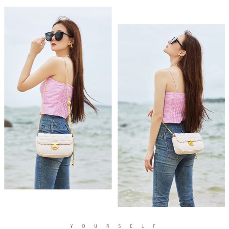 Túi xách nữ đeo chéo phong cách Hàn Quốc chất da mềm mịn tuyệt đẹp Capucha T185