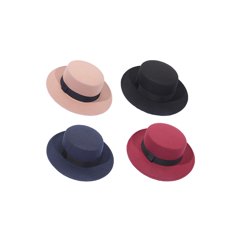 Mũ Fedora Vải Len Thời Trang Vintage Cho Nữ