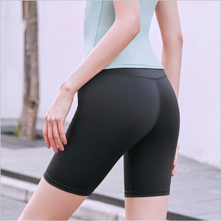 Quần legging lửng đùi nữ kiểu quần ngố nâng mông, yoga co dãn 4 chiều M02 | BigBuy360 - bigbuy360.vn