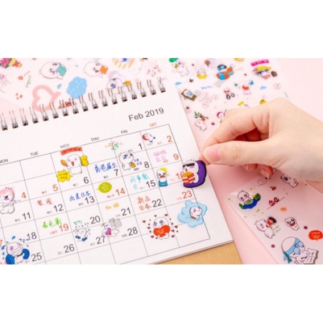 Bộ 6 sticker dán Syung