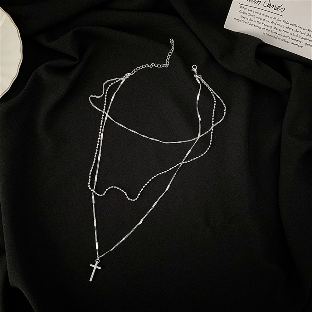 Dây Chuyền Hợp Kim Nhiều Lớp Mặt Hình Chữ Y Thời Trang Cho Nữ