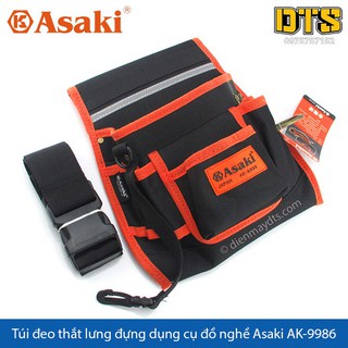 Túi đeo thắt lưng đựng dụng cụ đồ nghề Asaki AK-9986 giocongcu