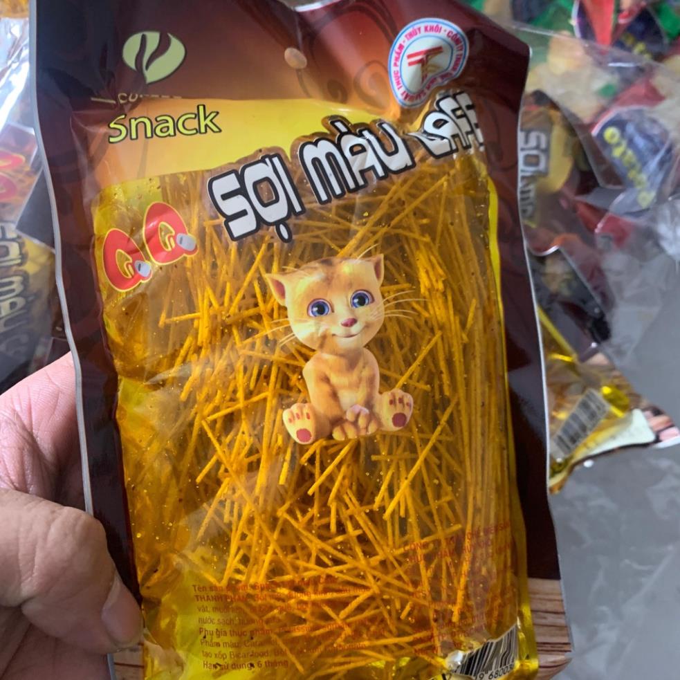 [ICLN9 giảm 5K cho đơn hàng 50k] Tăm Cay Snack Sợi Màu Cafe Đồ Ăn Vặt Cổng Trường Ngon Hót Của Tuổi Thơ Giá Rẻ
