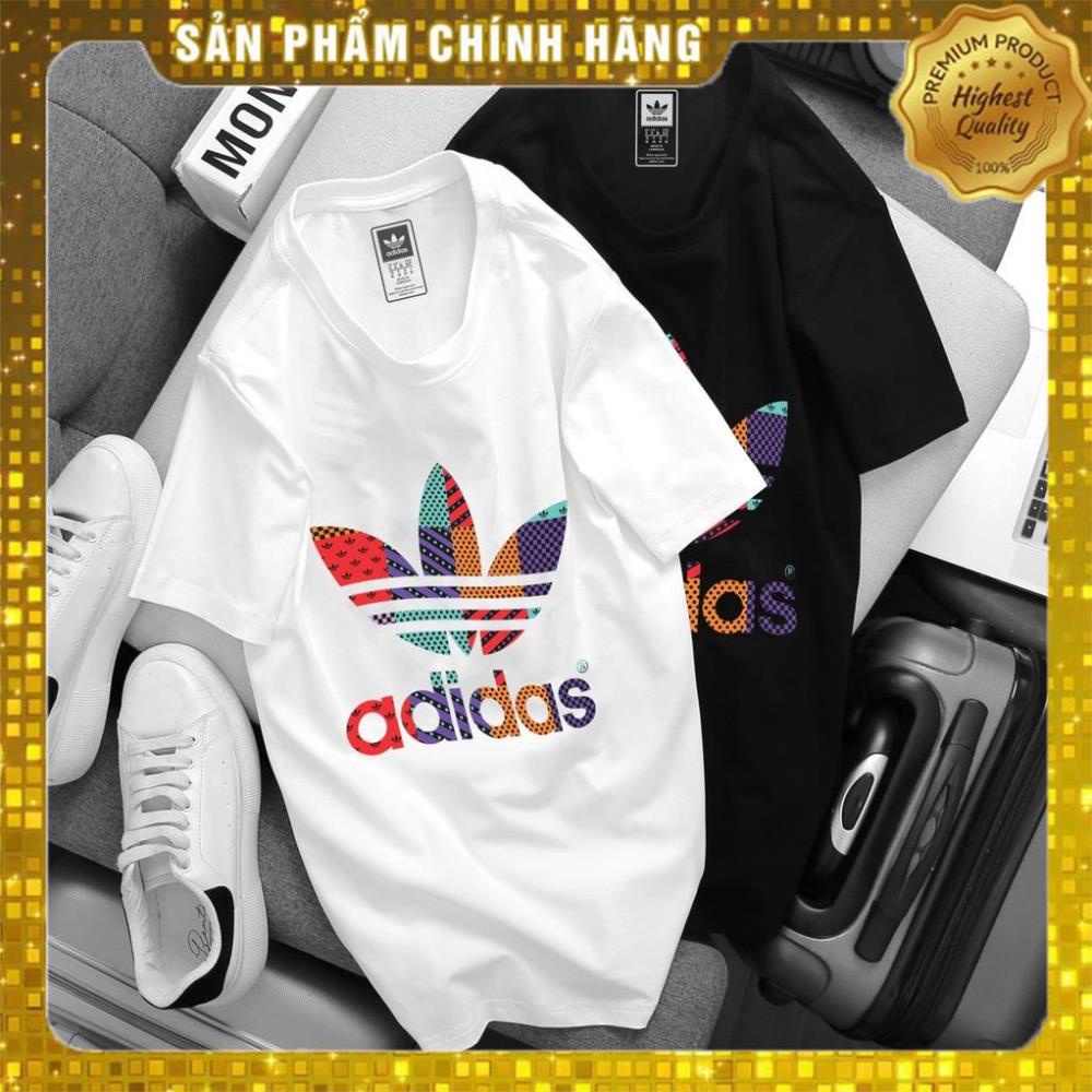 ÁO THUN NAM NỮ FROM RỘNG IN DECAL CAO CẤP MẪU ADIDAS