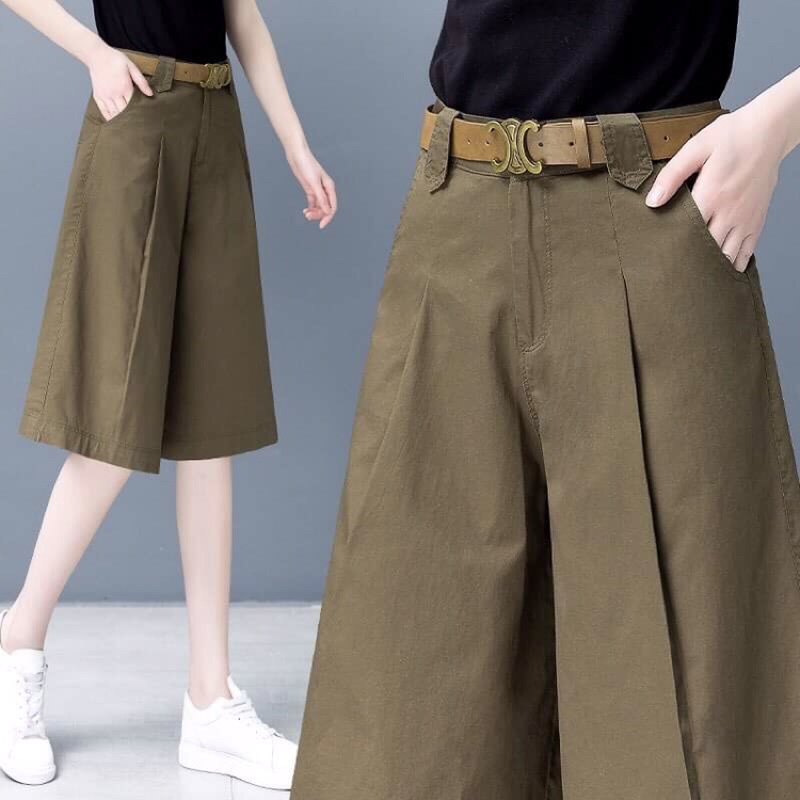 Quần lửng nữ kiểu dáng phong cách QCNP2956