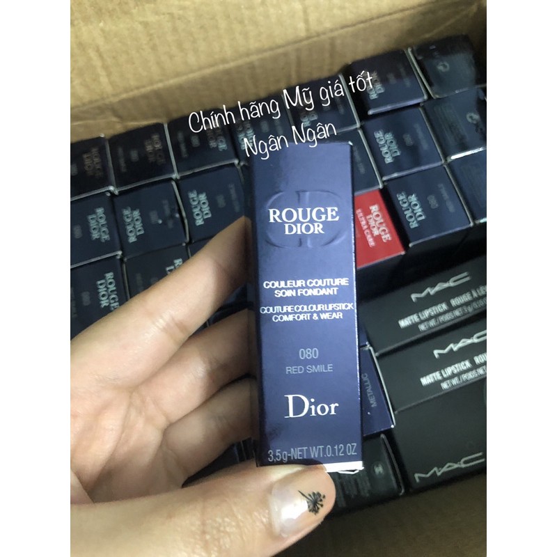 [Sẵn] Son Dior chính hãng có bill 080 red smile