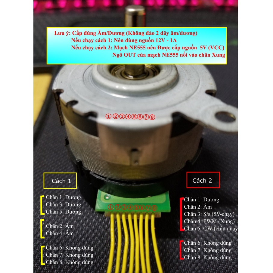 Động cơ chế quạt 12VDC Brushless  ( không cần mạch kích xung) | WebRaoVat - webraovat.net.vn