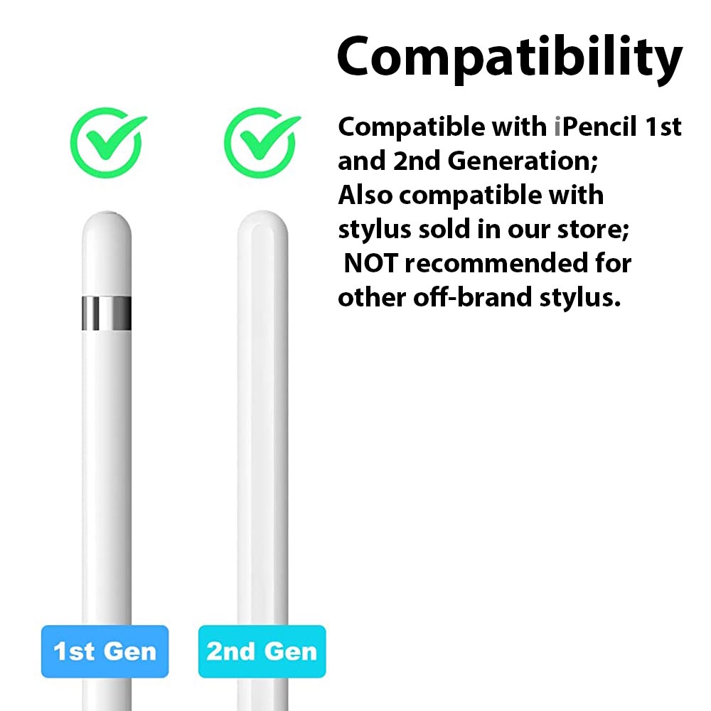 Đầu ngòi phụ kiện thay thế dành Đầu bút cảm ứng cho Apple Pencil 1 Pencil 2, Tip Replacement iPencil Spare Nib
