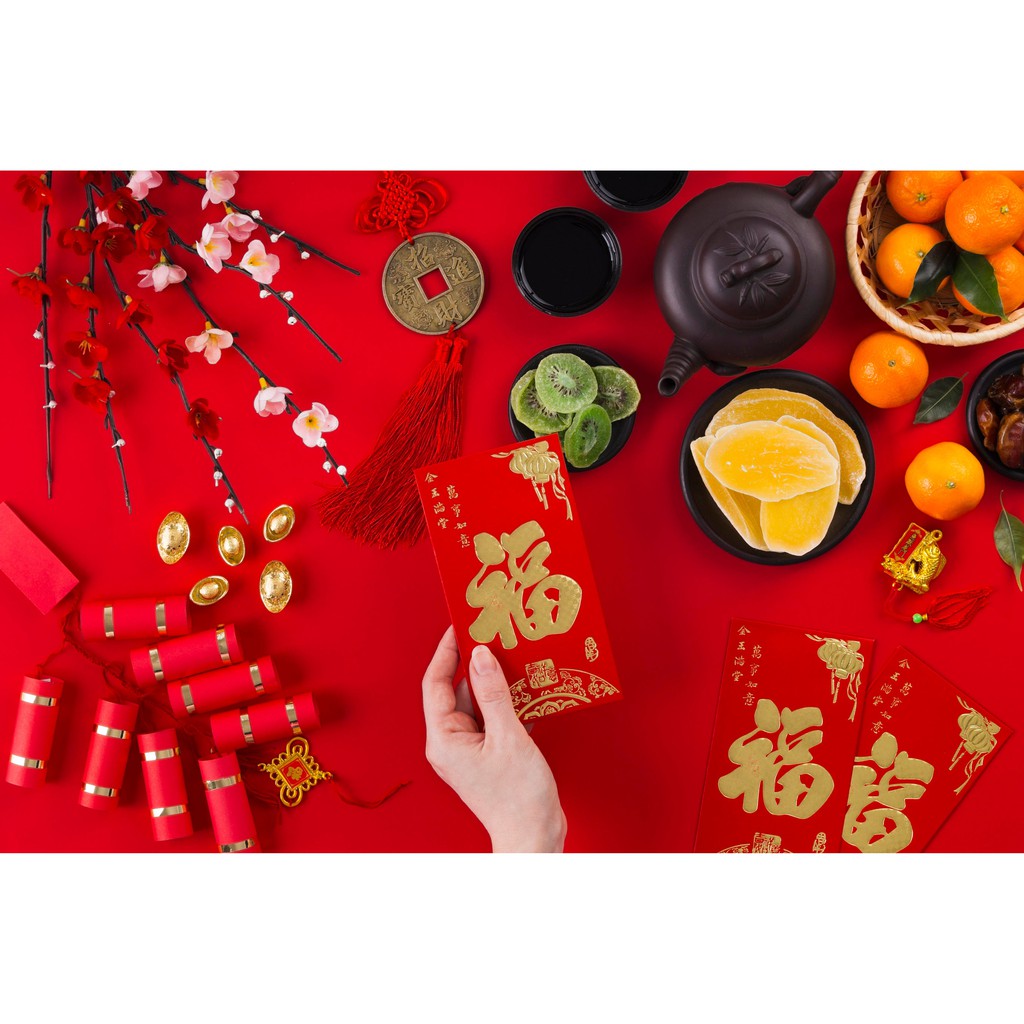 Tranh dán Tết chất liệu Vải Lụa 3D kích thước 200x150cm chèn chữ miễn phí