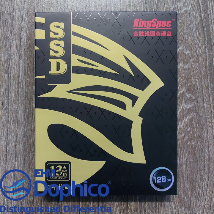 Ổ cứng SSD KingSpec 128GB – CHÍNH HÃNG – Bảo hành 3 năm – Tặng cáp dữ liệu Sata 3.0