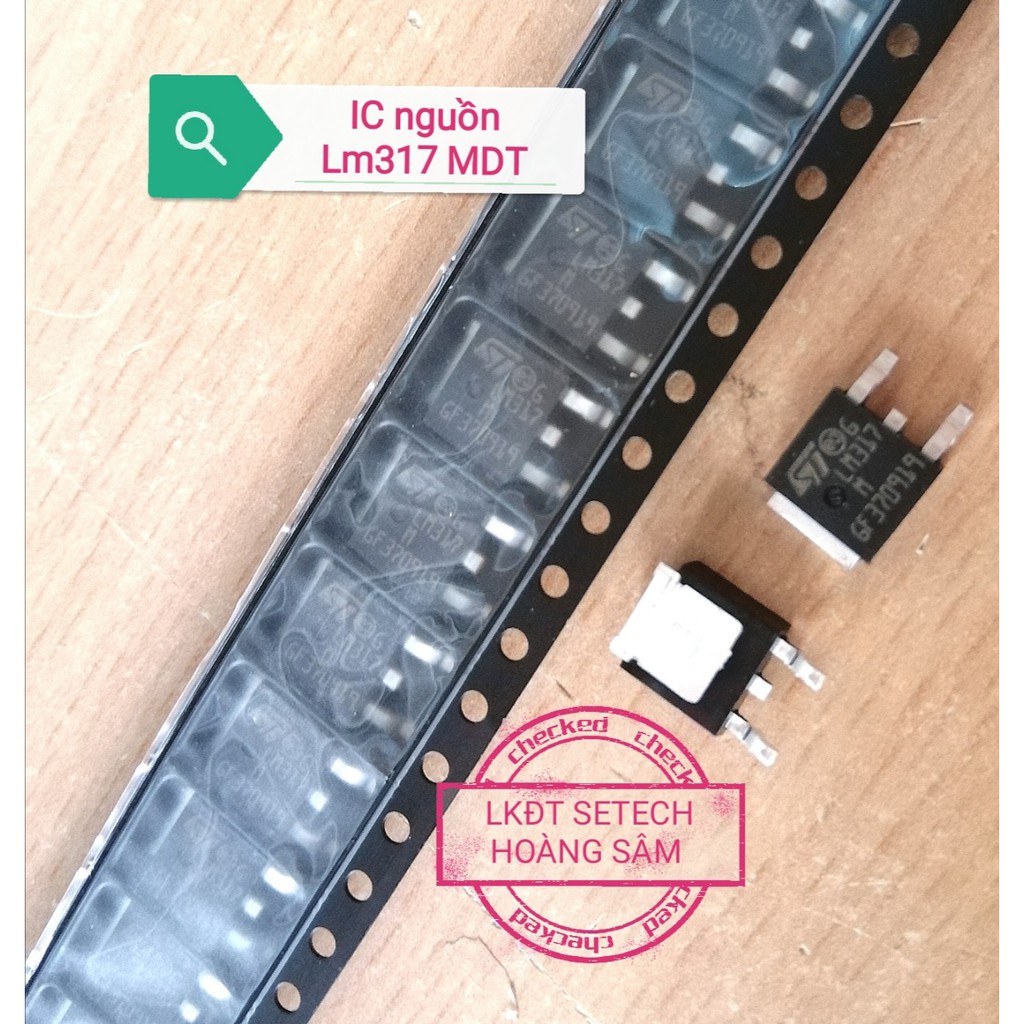 IC nguồn LM317 chân cắm chân dán ( loại tốt,loại thường)