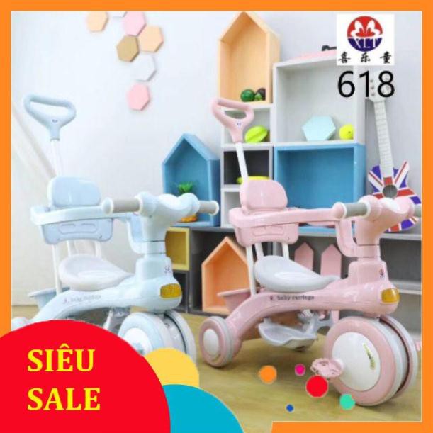 GIÁ RẺ SỐ 1:  Xe Đẩy 3 Bánh 618 Thiết Kế Hiện Đại, Khỏe Khoắn